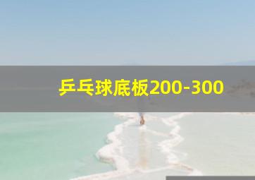 乒乓球底板200-300