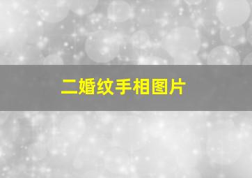 二婚纹手相图片