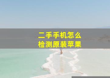 二手手机怎么检测原装苹果