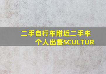 二手自行车附近二手车个人出售SCULTUR