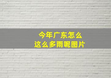 今年广东怎么这么多雨呢图片