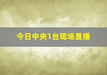 今日中央1台现场直播