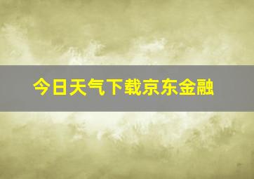 今日天气下载京东金融