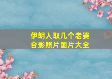 伊朗人取几个老婆合影照片图片大全