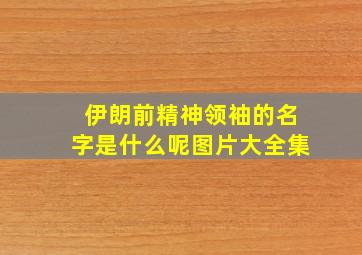 伊朗前精神领袖的名字是什么呢图片大全集