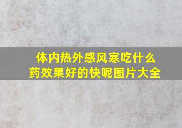 体内热外感风寒吃什么药效果好的快呢图片大全