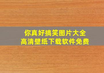 你真好搞笑图片大全高清壁纸下载软件免费