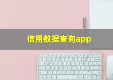 信用数据查询app