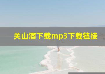 关山酒下载mp3下载链接