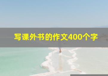 写课外书的作文400个字