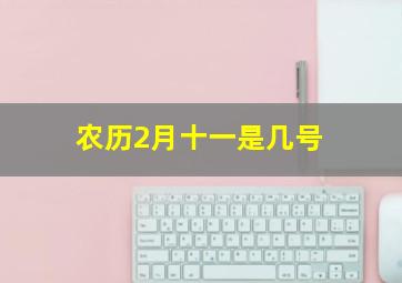 农历2月十一是几号