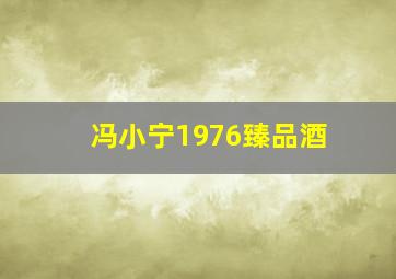 冯小宁1976臻品酒