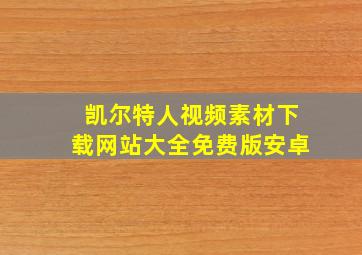 凯尔特人视频素材下载网站大全免费版安卓