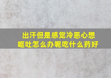 出汗但是感觉冷恶心想呕吐怎么办呢吃什么药好