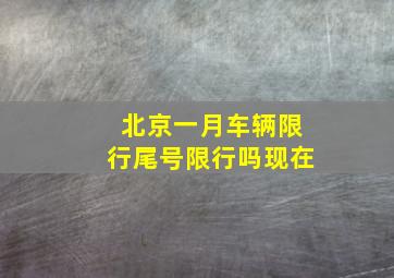 北京一月车辆限行尾号限行吗现在