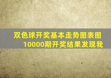 双色球开奖基本走势图表图10000期开奖结果发现我