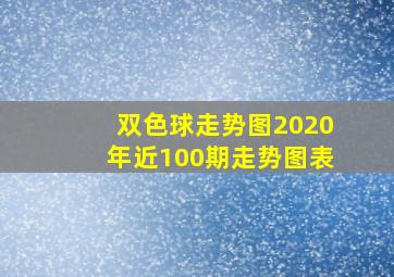 双色球走势图2020年近100期走势图表