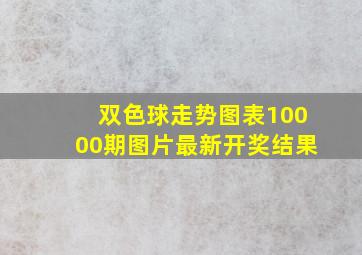 双色球走势图表10000期图片最新开奖结果