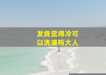 发烧觉得冷可以洗澡吗大人