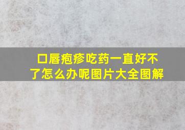 口唇疱疹吃药一直好不了怎么办呢图片大全图解