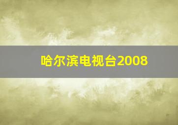 哈尔滨电视台2008