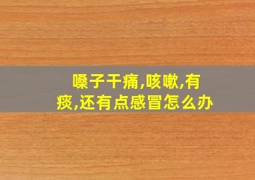 嗓子干痛,咳嗽,有痰,还有点感冒怎么办