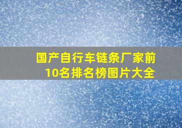 国产自行车链条厂家前10名排名榜图片大全