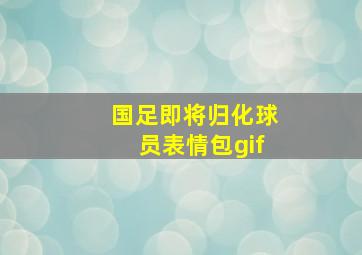 国足即将归化球员表情包gif