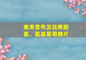 塞来昔布及尪痹胶囊、氨基葡萄糖片