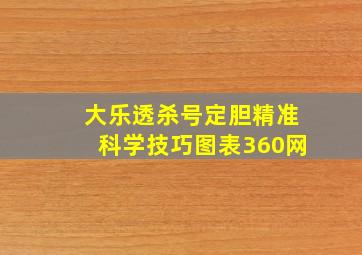 大乐透杀号定胆精准科学技巧图表360网