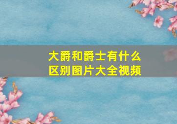 大爵和爵士有什么区别图片大全视频