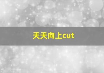 天天向上cut