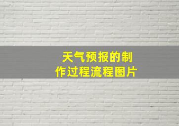 天气预报的制作过程流程图片