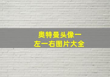 奥特曼头像一左一右图片大全