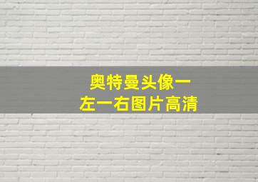 奥特曼头像一左一右图片高清