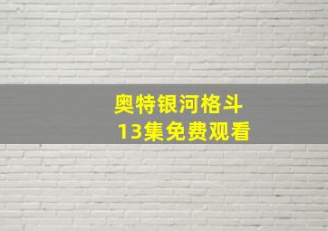 奥特银河格斗13集免费观看