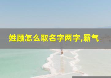 姓顾怎么取名字两字,霸气