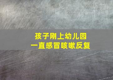 孩子刚上幼儿园一直感冒咳嗽反复