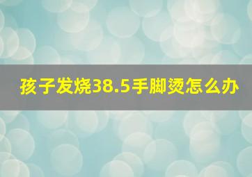 孩子发烧38.5手脚烫怎么办