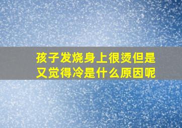 孩子发烧身上很烫但是又觉得冷是什么原因呢