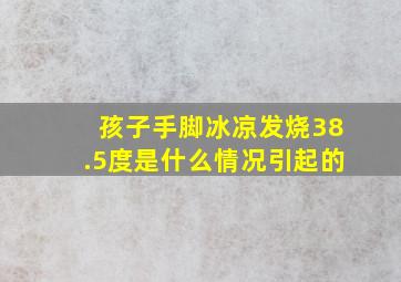 孩子手脚冰凉发烧38.5度是什么情况引起的