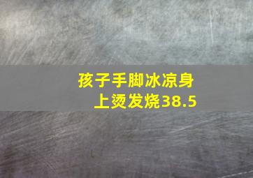 孩子手脚冰凉身上烫发烧38.5