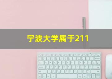 宁波大学属于211