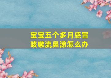 宝宝五个多月感冒咳嗽流鼻涕怎么办