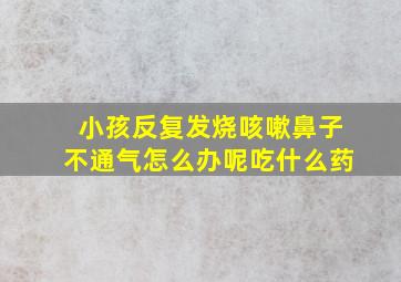 小孩反复发烧咳嗽鼻子不通气怎么办呢吃什么药