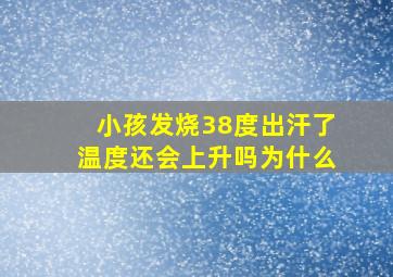 小孩发烧38度出汗了温度还会上升吗为什么