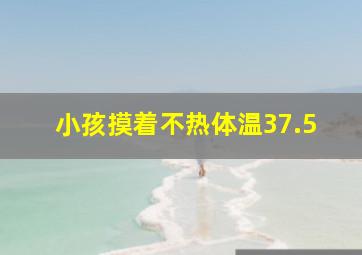 小孩摸着不热体温37.5