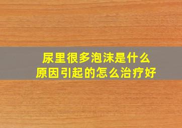 尿里很多泡沫是什么原因引起的怎么治疗好