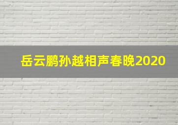 岳云鹏孙越相声春晚2020