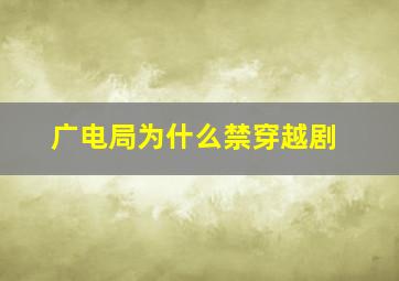 广电局为什么禁穿越剧